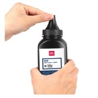 得力（deli） DBH-F2612A 碳粉 100g （单位:个） 适用LASERJET 1010/1018/1020/1160/1320/3015/3050/5200/P2055ICMF4010 黑色