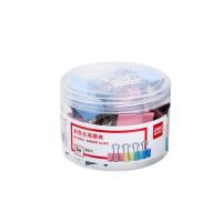得力（deli） 8553 彩色长尾票夹 32mm 24只/筒(单位：筒)