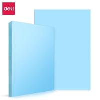 得力（deli） 7391 彩色复印纸 A4 (210mmx297mm) 浅蓝色 100张/包 70g (单位:包)