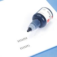 齐心（COMIX） B3729 号码机专用油墨 40ml（单位：瓶）黑色