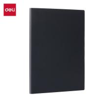 得力（deli） 6910-25 皮面本 205*141mm 25K 100张/本(单位：本) 黑色
