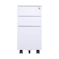 臻远 ZY5062223 钢制三抽矮柜 300宽侧拉款 30*52*60cm（单位：台）白色