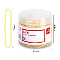 得力（deli） 3212 橡皮筋 50g (单位：筒) 白色
