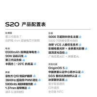 VIVO 5G智能手机 全网通 S20 12GB+512GB (单位:台) 凤羽金
