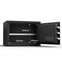 得力（deli） 92620 电子密码保管箱 外H250*W350*D250mm  （单位：台） 黑色
