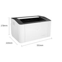惠普（HP） A4黑白激光打印机 1008W 331*215*178mm (单位:台) 白色