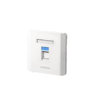 绿联（UGREEN） NW144 86型网络面板 86mm*86mm 5个/包 （单位：包） 象牙白