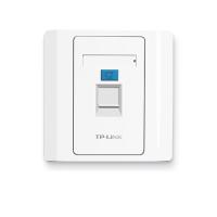 普联（TP-LINK） TL-EF001 单口信息面板 工程级电脑光纤宽带网线网络墙壁插座开关空板 (需另购模块) 86型（单位：个）