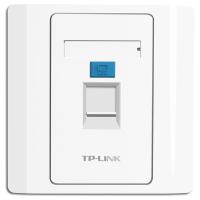 普联（TP-LINK） TL-EF001 单口信息面板 工程级电脑光纤宽带网线网络墙壁插座开关空板 (需另购模块) 86型（单位：个）