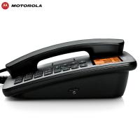摩托罗拉（Motorola） CT111C 录音电话机 智能插TF扩展卡 黑色 固定座机 办公家用 (单位:部)