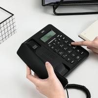 得力（deli） 13606 商务电话机 162*205*83mm 商务黑 (单位:台)