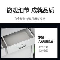 虎牌 整体通门指纹锁 保险柜 1850*900*400mm 灰色（单位：台）