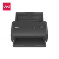 得力（deli） S2065 高速文档扫描仪 A4幅面 310*296*200mm（单位：台）黑色