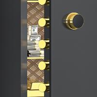 臻远 ZY-SY-277 现代简约保险柜 指纹款 65*58*150cm 黑色 全钢实心 (单位:台)