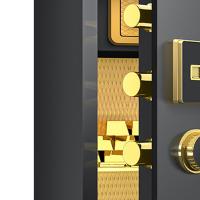 臻远 ZY-SY-273 现代简约保险柜 指纹款 42*38*70cm 黑色 全钢实心 (单位:台)