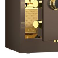 臻远 ZY-SY-272 现代简约保险柜 指纹款 带轮子 38*34*60cm 咖色 全钢实心 (单位:台)