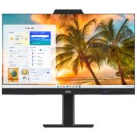 AOC 电脑 一体机 i5-12450H/16GB/1TB/无线键鼠 A24838 23.8英寸显示器 (单位:台) 黑色