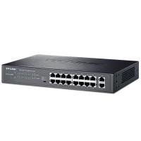 普联（TP-LINK）TL-SL1218MP 千兆上联PoE交换机 16FE（PoE）2GE 294mm*180mm*44mm（单位：个）深灰色