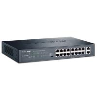 普联（TP-LINK）TL-SL1218MP 千兆上联PoE交换机 16FE（PoE）2GE 294mm*180mm*44mm（单位：个）深灰色