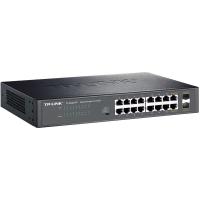 普联（TP-LINK）TL-SG2218P 全千兆Web网管PoE交换机/16GE（PoE）+2SFP 294mm*180mm*44mm（单位：个）深灰色