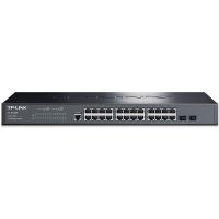 普联（TP-LINK）TL-SG3226 全千兆网管交换机24GE+2SFP 440mm*180mm*44mm（单位：个）深灰色