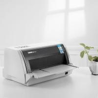 得力（deli） 针式打印机 82列平推式 DL-730K 395*320*205mm (单位:台) 白灰色