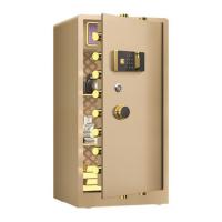 臻远 ZY-SY-276 全钢实心指纹款保险柜 55*50*120cm（单位：台）金色