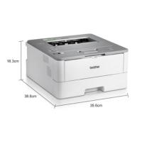 兄弟（brother） A4黑白激光打印机 双面打印 无线网络 HL-2595DW 356*388*183 (单位:台) 白色