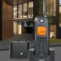 摩托罗拉（Motorola） O202C 无绳电话机 子母机套装 1.8英寸  (单位：套 )黑色