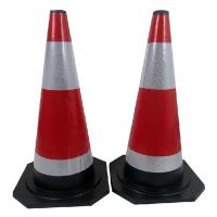 谋福（CNMF） 8409 反光路锥 红白橡胶 高600mm 底座320*320mm（单位：个）
