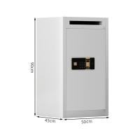 臻远 ZY3110707 保险柜文件代销柜 指纹锁 50*45*90cm （单位：台）灰白色