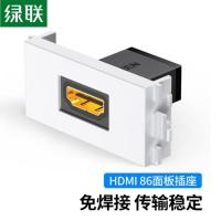 绿联（UGREEN）  20317 信息模块面板 HDMI86面板 单口插座 (单位： 个) 白色