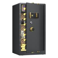 臻远 ZY-SY-277 全钢实心指纹款保险柜 65*58*150cm（单位：台）黑色