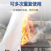 鸣固 急救商用厨房家用国家消防认证玻璃纤维 灭火毯 1.5米 红色（单位：张）