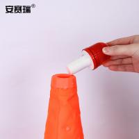 安赛瑞 反光伸缩隔离路锥 1G00681 70cm (单位:个) 橙色