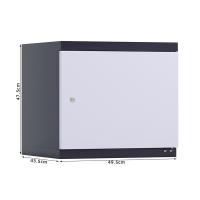 臻远 ZY-FCGA-1 防磁柜保险柜2抽 49.5*43.5*47.5cm（单位：台）灰白套色