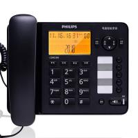 飞利浦（PHILIPS） CORD285 录音电话机 16*21*8.5cm 橡胶黑色 (单位:台)