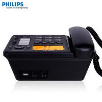 飞利浦（PHILIPS） CORD285 录音电话机 16*21*8.5cm 橡胶黑色 (单位:台)