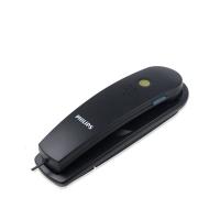 飞利浦（PHILIPS） TD2801 电话机座机 桌壁两用 免电池 210*65*65mm(单位：台) 黑色