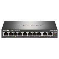 普联（TP-LINK） TL-SG1210DP POE网络交换机 10口全千兆 (单位:台)