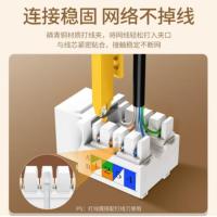 绿联（UGREEN）  80176 网线网络面板 超五类网络模块 CAT5e网络信息面板连接器 (单位： 个)