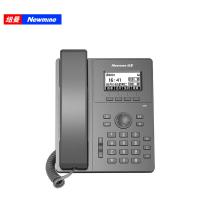 纽曼（Newmine） HL2008TSD-748(R) IP电话机 网络SIP话机 2个SIP账号 132x64像素黑白屏 百兆双网口 POE供电 （单位：台） 黑色
