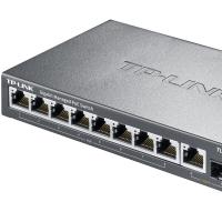 普联（TP-LINK）TL-SG2210P 全千兆云管理PoE交换机/8GE（PoE）+1GE+1SFP 171mm*98mm*27mm（单位：个）深灰色