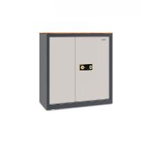 国保（Guub）Z168-V1 半截双门指纹保密柜   H980*W900*D430mm  （单位：个） 米白色+藏蓝色