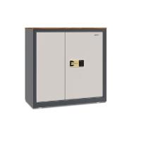 国保（Guub） M153-K1  半截双门保密柜   H1000*W900*D430mm  （单位：个） 米白色+藏蓝色