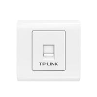 TP-LINK TL-EF5e01 超五类非屏蔽信息面板（带模块）86*86mm（单位：个） 白色