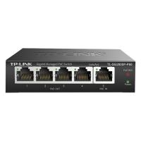 普联（TP-LINK） TL-SG2005 简单网管交换机 5口全千兆端口镜像 黑色 (单位:台)
