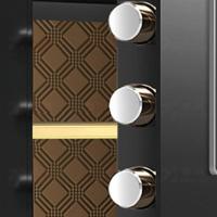 臻远 ZY40618090 保险柜 小型保险柜密码保险箱全钢防盗电子密码款 38*31*45cm（单位：台）黑色