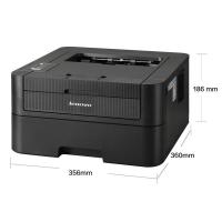 联想（Lenovo） LJ2405 黑白激光打印机 A4幅面 打印速度28页/分钟 (单位：台) 黑色