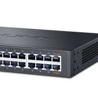 普联（TP-LINK） TL-SG1024DT 全千兆非网管交换机 24口全千兆 桌面式非网管交换机 (单位：个)